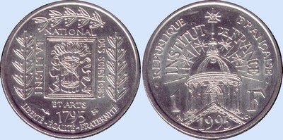 1 Franc INSTITUT DE FRANCE